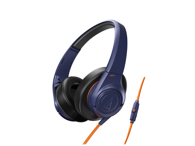 Слушалки Audio-Technica ATH-AX3iSNV SonicFuel, Navy Blue