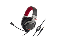 Слушалки Audio-Technica ATH-PDG1 Premium Gaming, в черно-червено