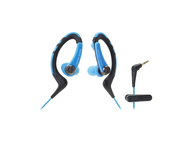 Слушалки Audio-Technica ATH-SPORT1BL SonicSport, в черно-синьо