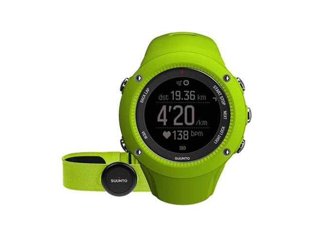 Смарт часовници Suunto Ambit3 Run Lime + пулсомер