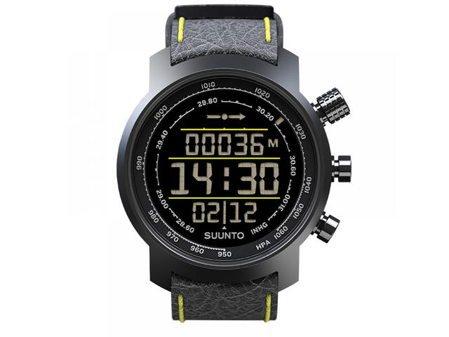 Смарт часовници Suunto Elementum Terra Black/Yellow Leather