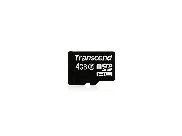 Карти памет 4GB microSD карта Transcend class 10