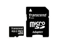 Карти памет 4GB microSD карта Transcend class 4