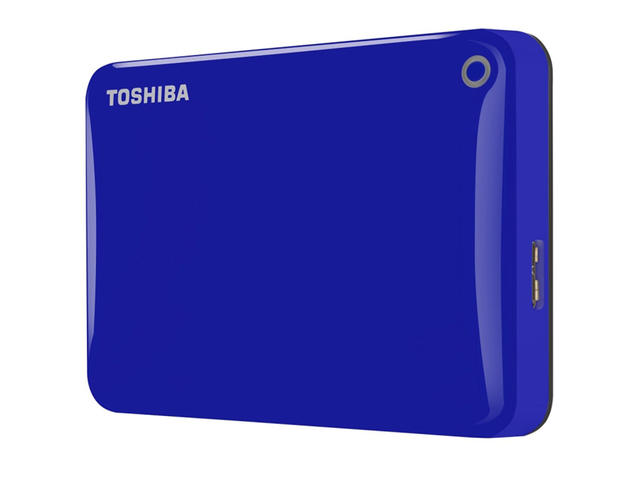 Външни HDD 500GB Toshiba Canvio Connect II, син
