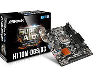 Дънни платки ASRock H110M-DGS/D3