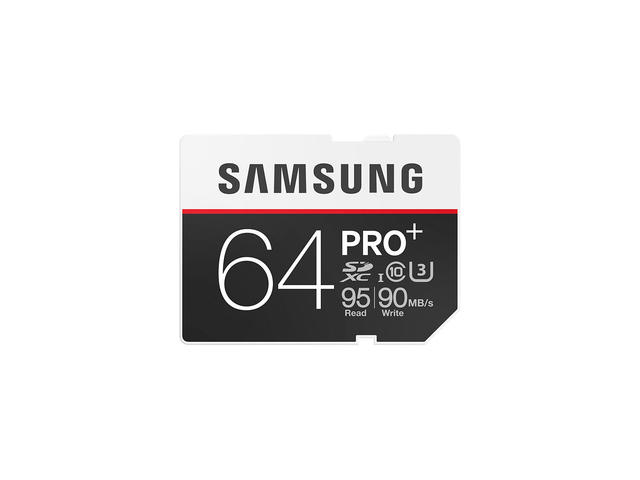 Карти памет 64GB SD Samsung PRO+ Class 10 UHS-I