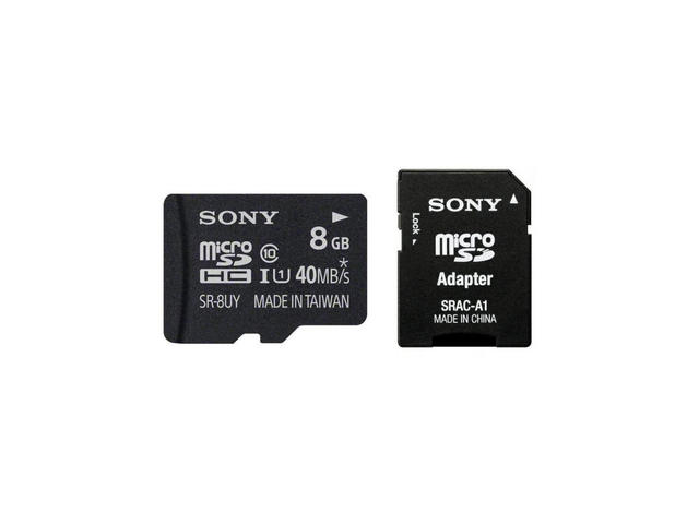 Карти памет 8GB microSD карта Sony Class 10