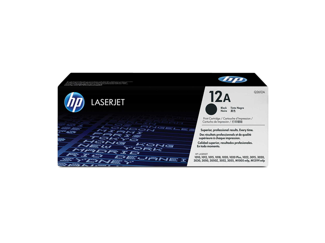 Консумативи Оригинален тонер HP 12A Black