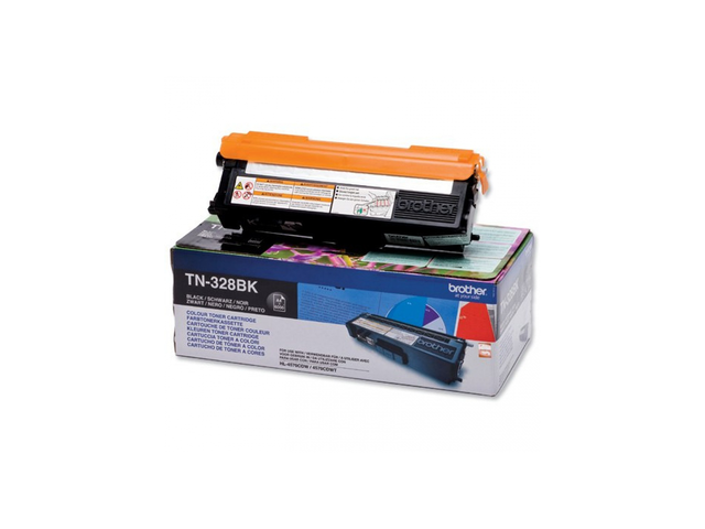 Консумативи Оригинален тонер Brother TN-328BK