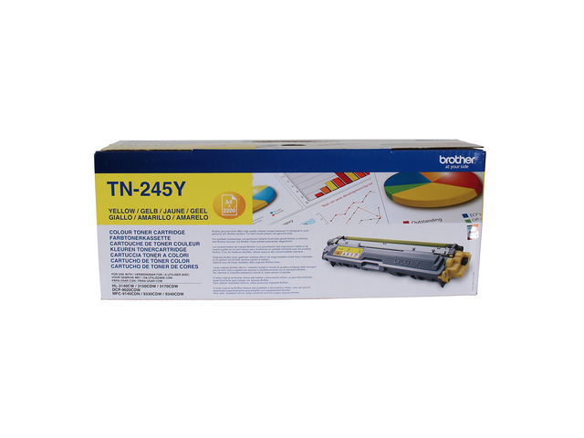 Консумативи Оригинален тонер Brother TN-245Y