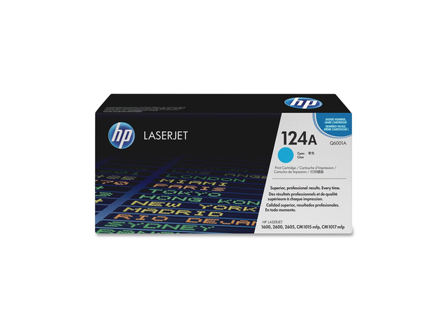Консумативи Оригинален тонер HP 124A Cyan