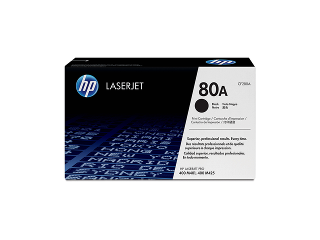 Консумативи Оригинален тонер HP 80A Black