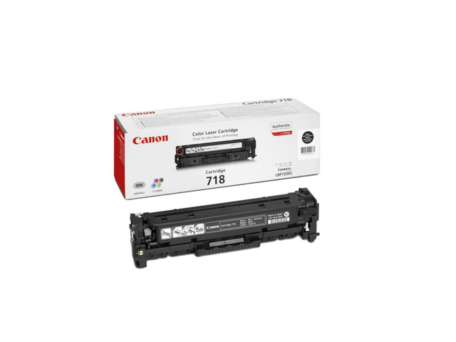 Консумативи Оригинален тонер Canon CRG-718BK