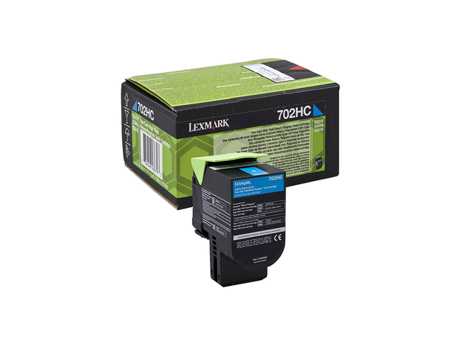 Консумативи Оригинален тонер Lexmark 702HC Cyan