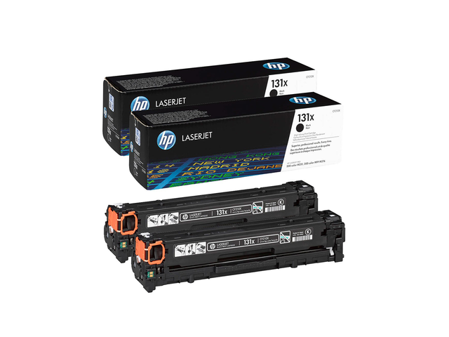 Консумативи Оригинален пакет тонери HP 131X Black 2-pack