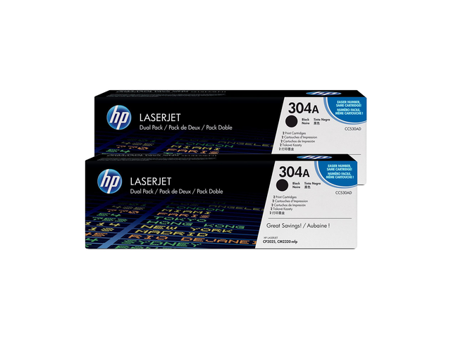 Консумативи Оригинален пакет тонери HP 304A 2-pack Black