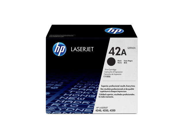 Консумативи Оригинален тонер HP 42A Black