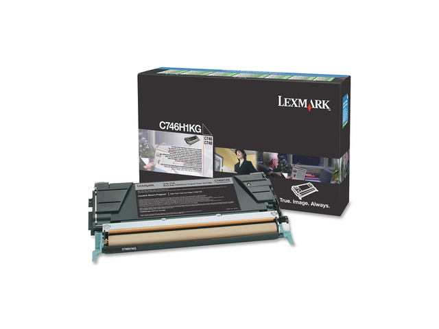 Консумативи Оригинален тонер Lexmark C746 / C748 Black High Yield