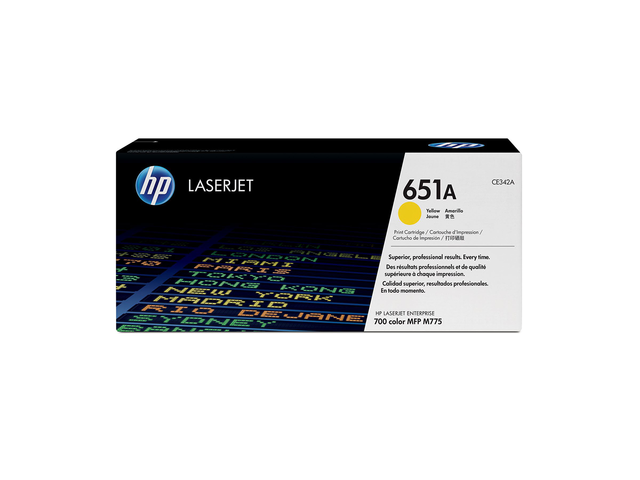 Консумативи Оригинален тонер HP 651A Yellow
