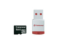 Карти памет 8GB microSDHC Transcend Class 10 USB