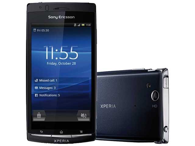Смартфони Sony Ericsson Xperia Arc S 1GB, син цвят