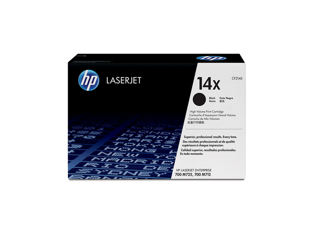 Консумативи Оригинален тонер HP 14X Black