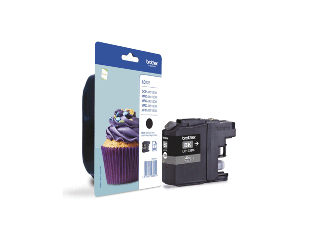 Консумативи Оригинален Brother LC-123 Black Ink Cartridge
