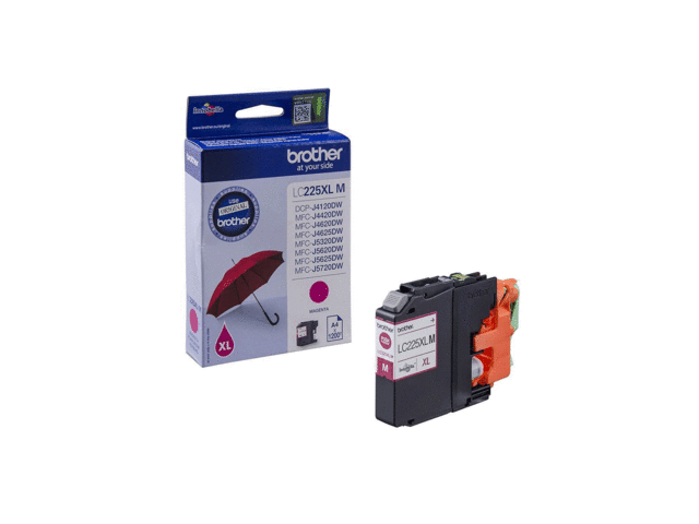 Консумативи Оригинален Brother LC-225XL Magenta Ink Cartridge