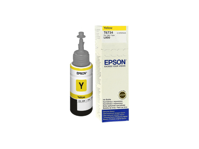 Консумативи Оригинална мастилница Epson T6734 Yellow ink