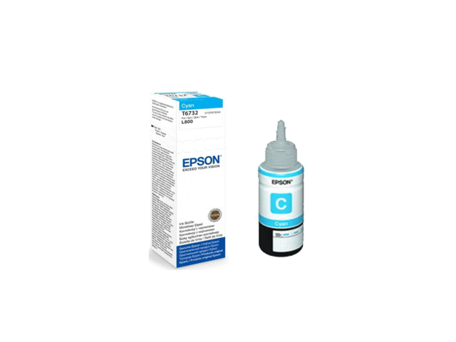 Консумативи Оригинална мастилница Epson T6732 Cyan