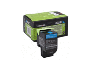 Консумативи Оригинален тонер Lexmark 802SC Cyan Standard Yield