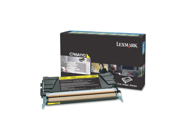 Консумативи Оригинален тонер Lexmark C746, C748 Yellow Return Program