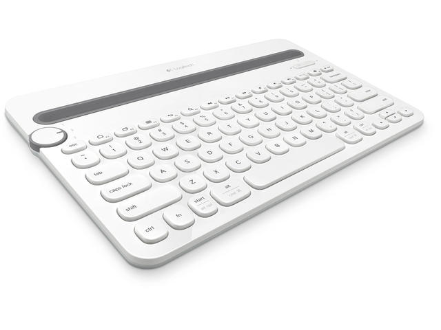 Клавиатури Logitech Bluetooth Multi-Device K480, в бяло